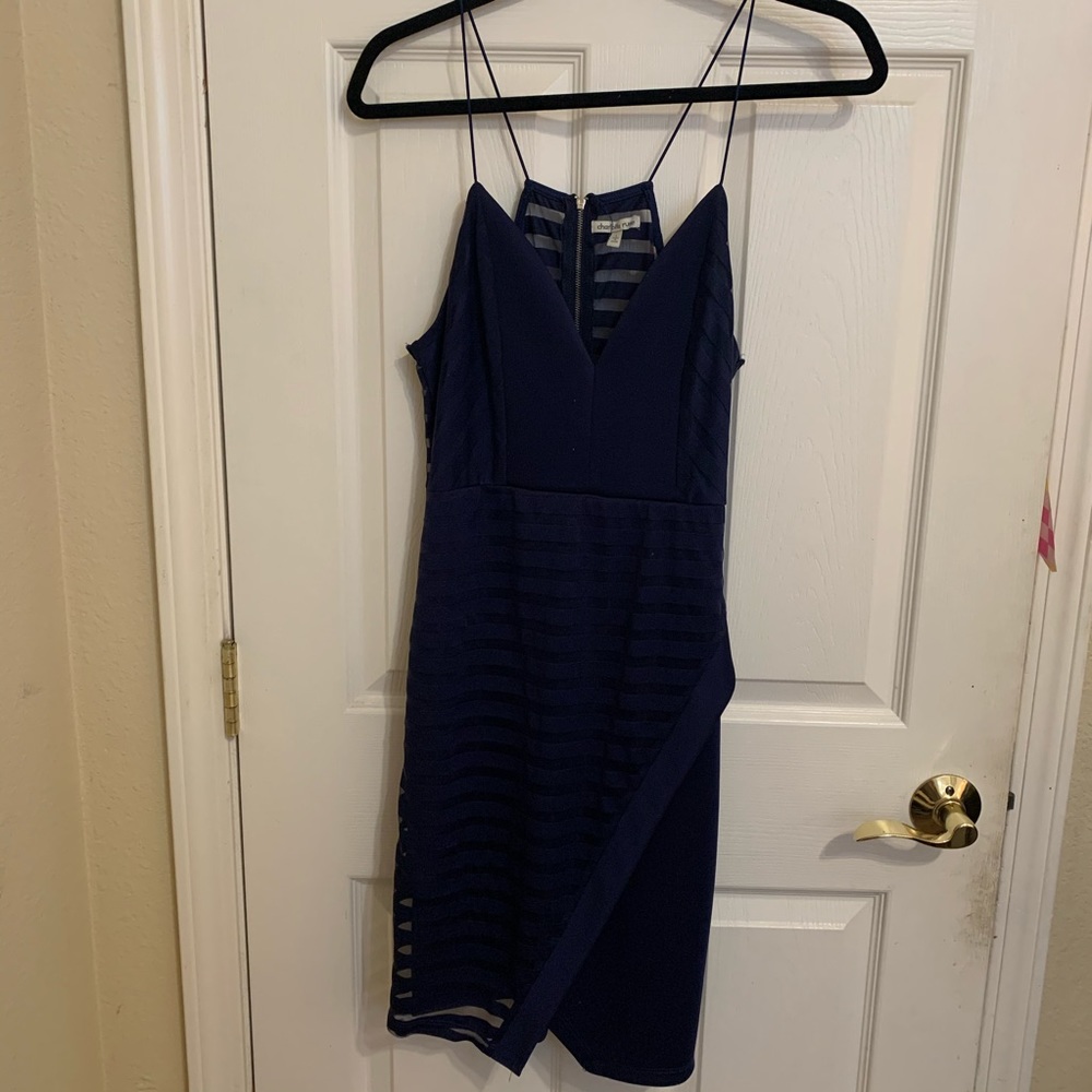 Navy Blue body con dress